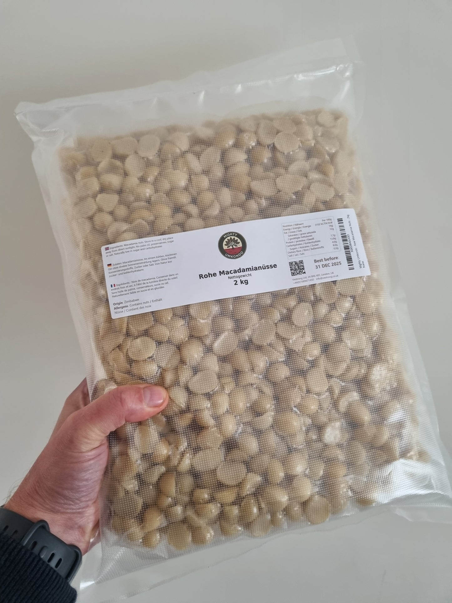 Natural Macadamia Nuts Big Pack - 2kg, 10kg